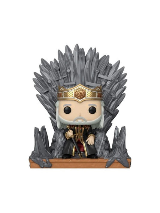 Funko POP! 12 Deluxe - Viserys on The Iron Throne - La Casa Del Dragón