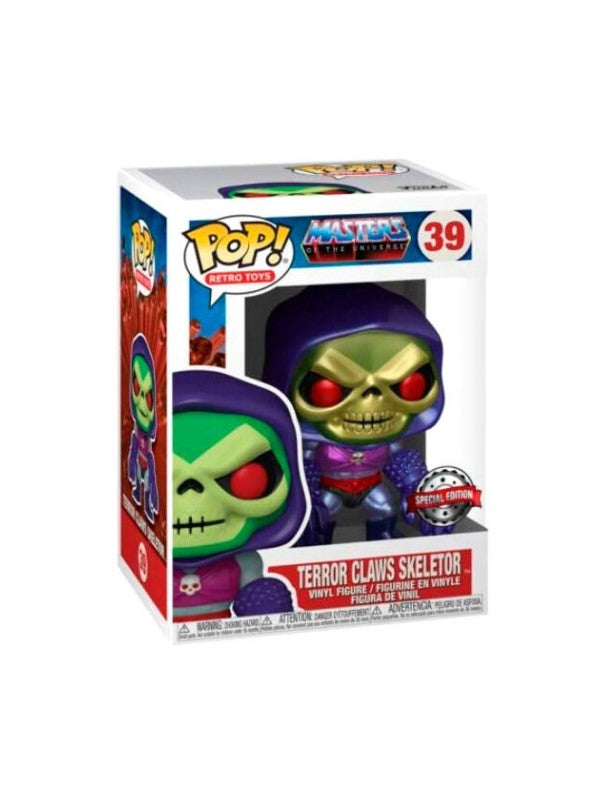 Funko POP! 39 Masters of the Universe Skeletor with Terror Claws Metallic Exclusive