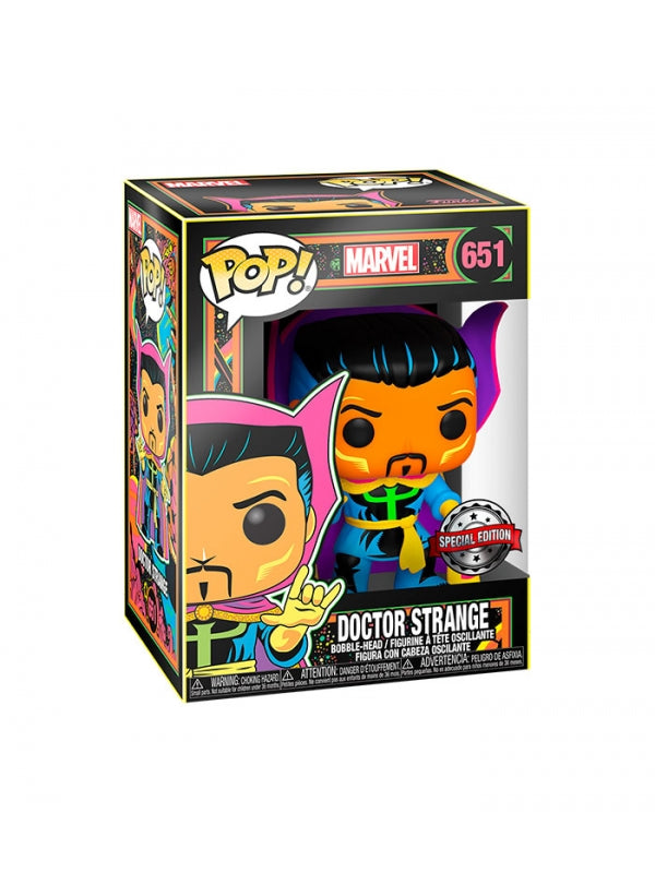 Funko POP! 651 Black Light- Dr. Strange - Marvel