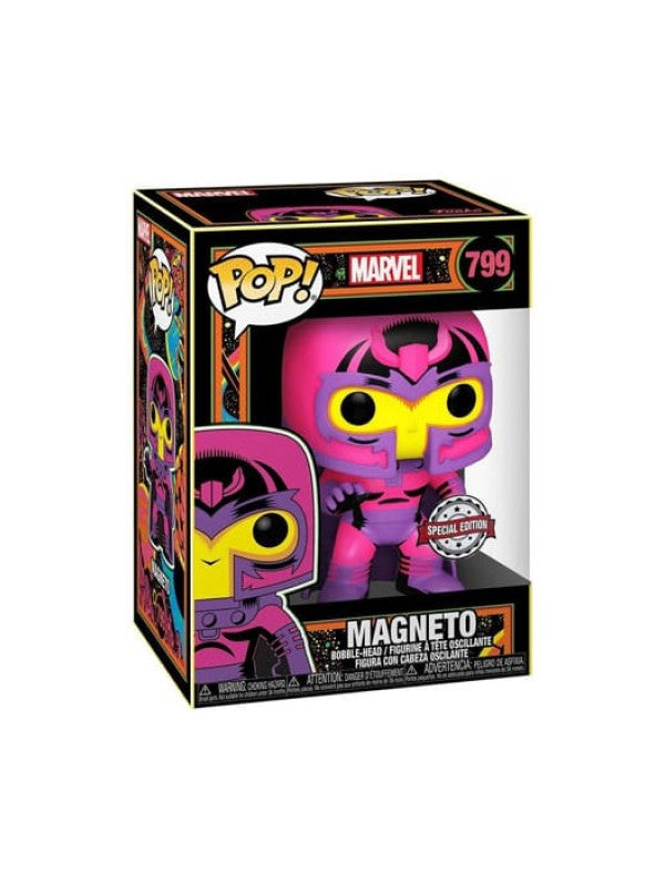 Funko POP! 799 Black Light- Magneto Exclusive  - Marvel
