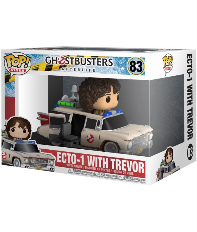 Funko POP! 83 Ride Super DLX Afterlife - Ecto-1 with Trevor - Ghostbusters