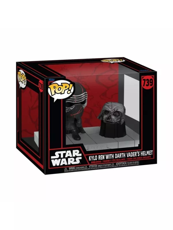 Funko POP! 739 Deluxe Kylo ren with darth vader's helmet - Star Wars