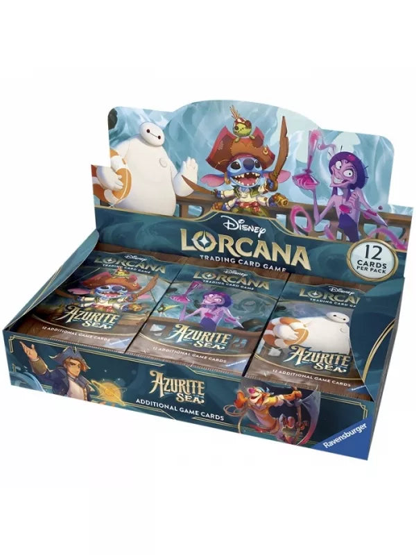 Paquetes De Refuerzo Azurite Sea Inglés - Lorcana